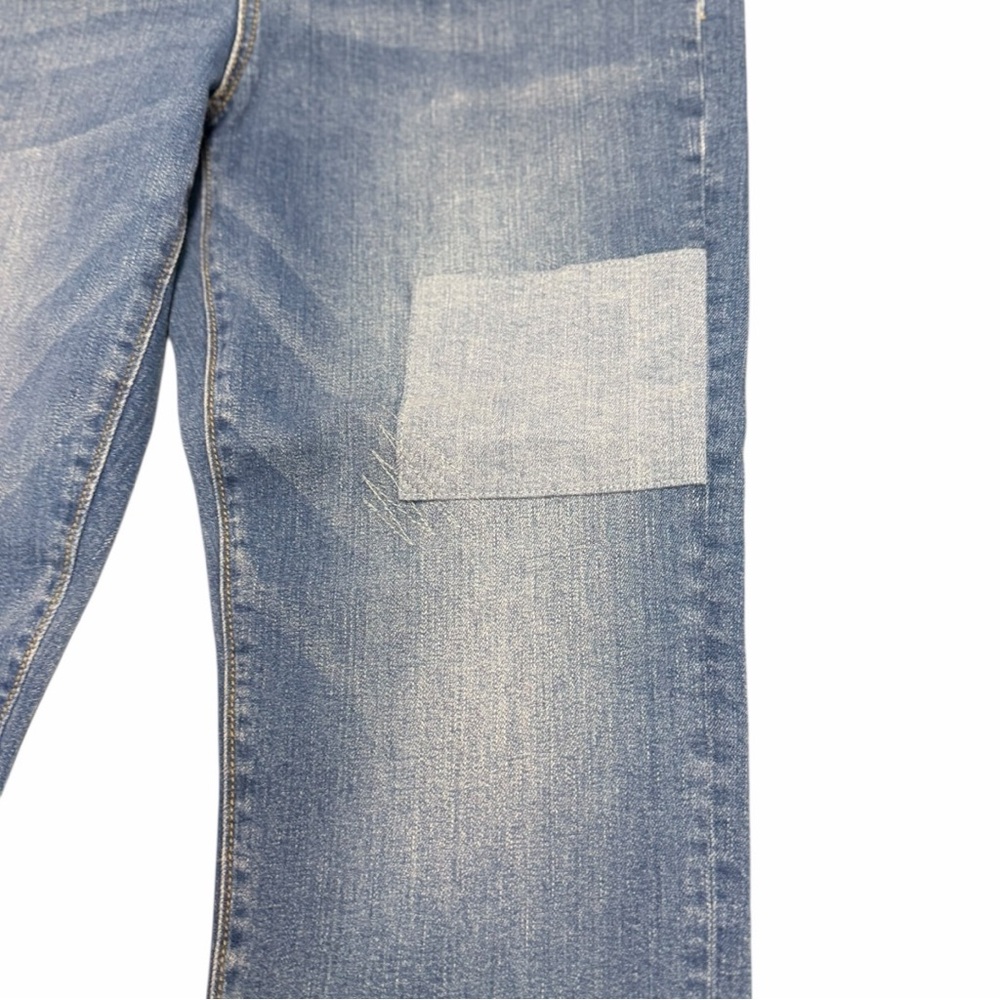 LOFT Boyfriend Patchwork The Girlfriend Jeans Siz… - image 4